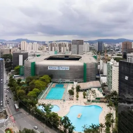 Apart Com Vista Incrivel Allianz Parque Com Estacionamento São Paulo Exterior photo